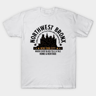 Northwest Bronx Skyline - Home and Heritage T-Shirt